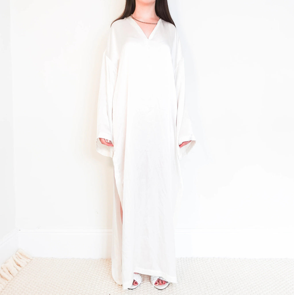 satin kaftan