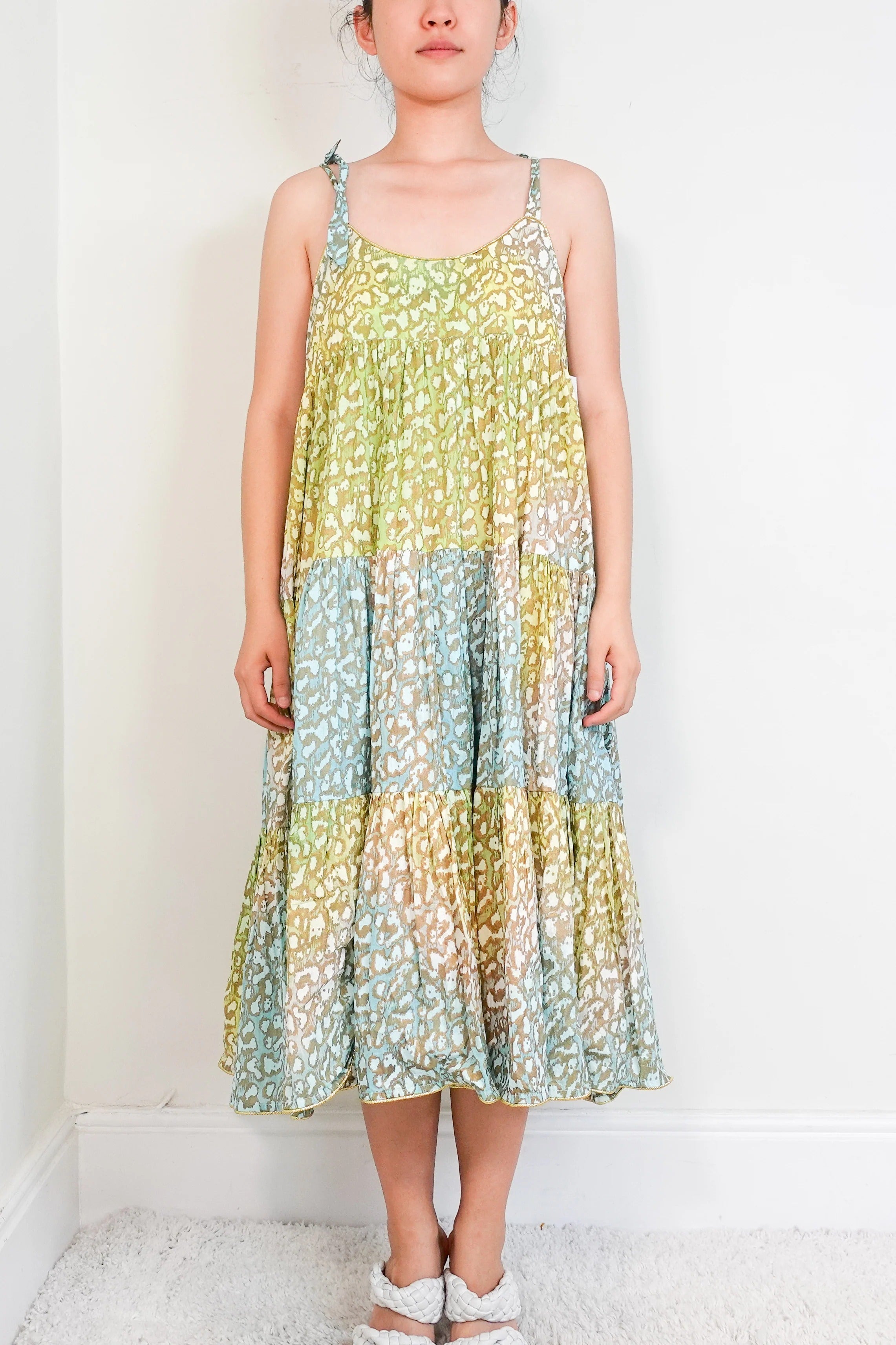 Leopard print Midi Sundress