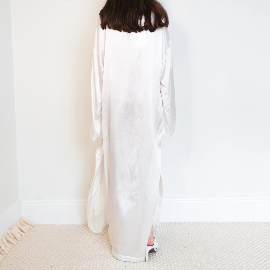 satin kaftan
